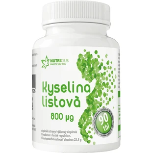 Nutricius Фолиевая кислота 800 мкг 90 таблеток