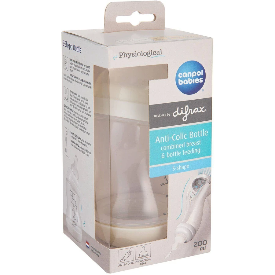 Canpol babies Faa Irokohrdla антикоккольный S-Shape 200 мл: цены и характеристики