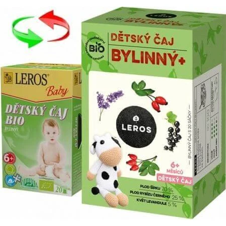 LEROS BIO CHILDREN'S HERBAL AJ HERBAL+ 20×2 г, детский травяной сбор aj: цены и характеристики