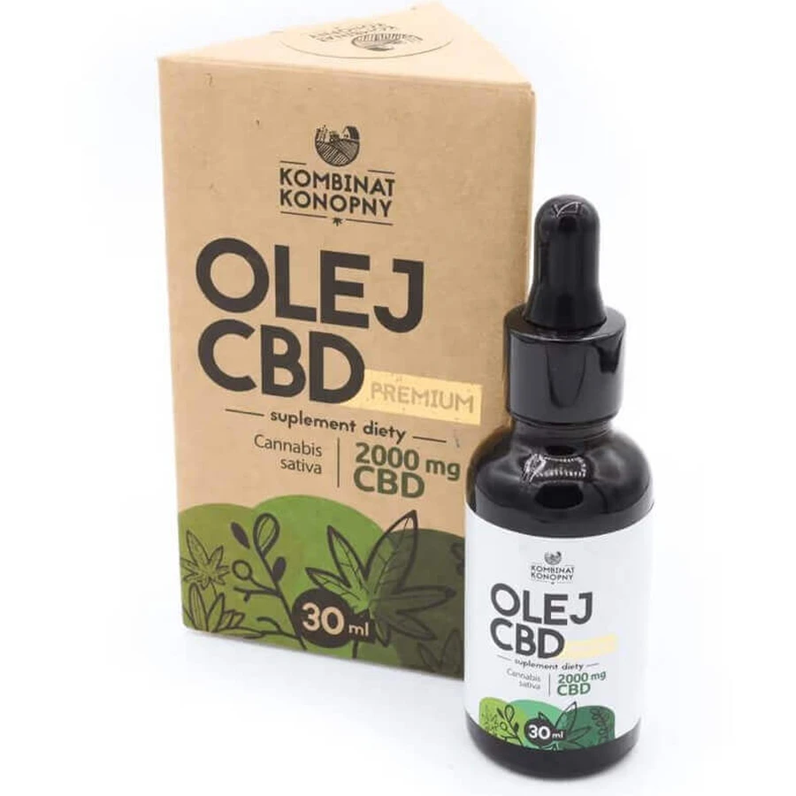 Преміальна CBD олія 2000 мг, 30 мл: ціни та характеристики