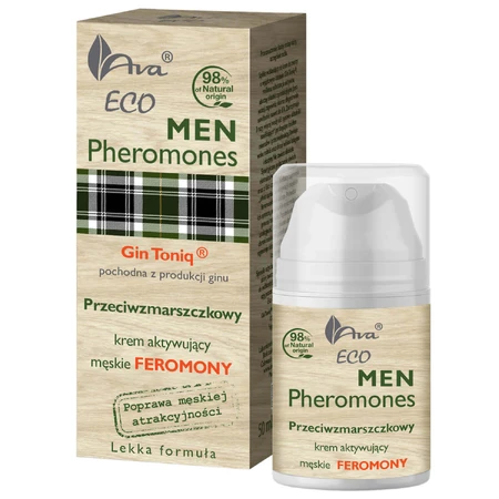 Ava Laboratorium Eco Men Феромони проти зморшок крем для обличчя, 50 мл: ціни та характеристики