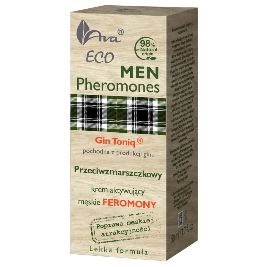 Ava Laboratorium Eco Men Феромони проти зморшок крем для обличчя, 50 мл: ціни та характеристики
