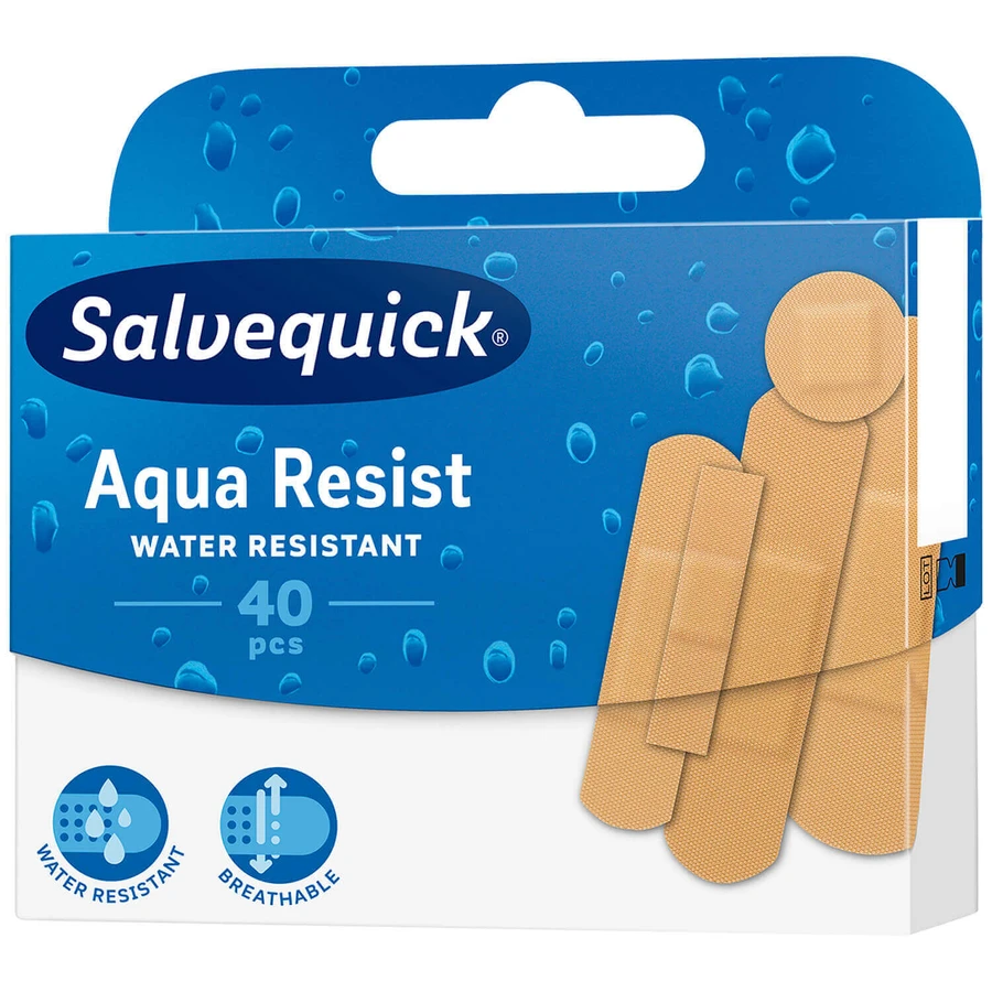 Пластир Salvequick Aqua Resist, 40 шт.: ціни та характеристики