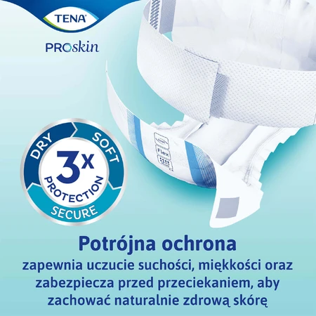 Tena Flex ProSkin, подгузники, размер L, 83-120 см, Super, 30 шт.: цены и характеристики