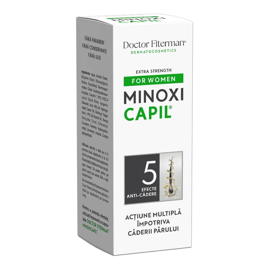 Спрей Doctor Fiterman Minoxicapil Women проти випадіння волосся для жінок, 60 мл: ціни та характеристики