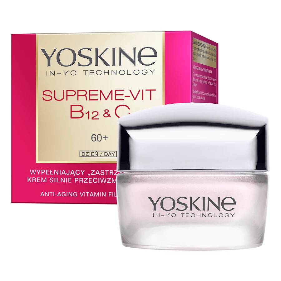 Yoskine Supreme-Vit B12+C Зміцнюючий денний крем проти зморшок 60+, 50 мл: ціни та характеристики