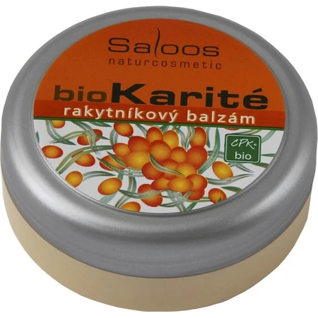 Обліпиховий бальзам Saloos BioKarité 1×50 мл, чистий натуральний продукт: ціни та характеристики