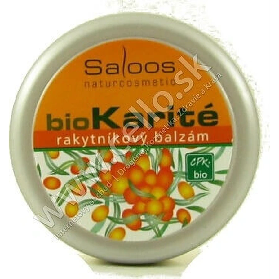 Обліпиховий бальзам Saloos BioKarité 1×50 мл, чистий натуральний продукт: ціни та характеристики