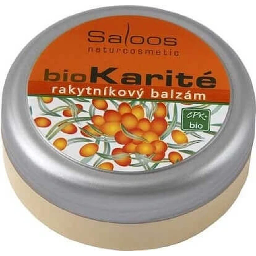 Обліпиховий бальзам Saloos BioKarité 1×50 мл, чистий натуральний продукт: ціни та характеристики