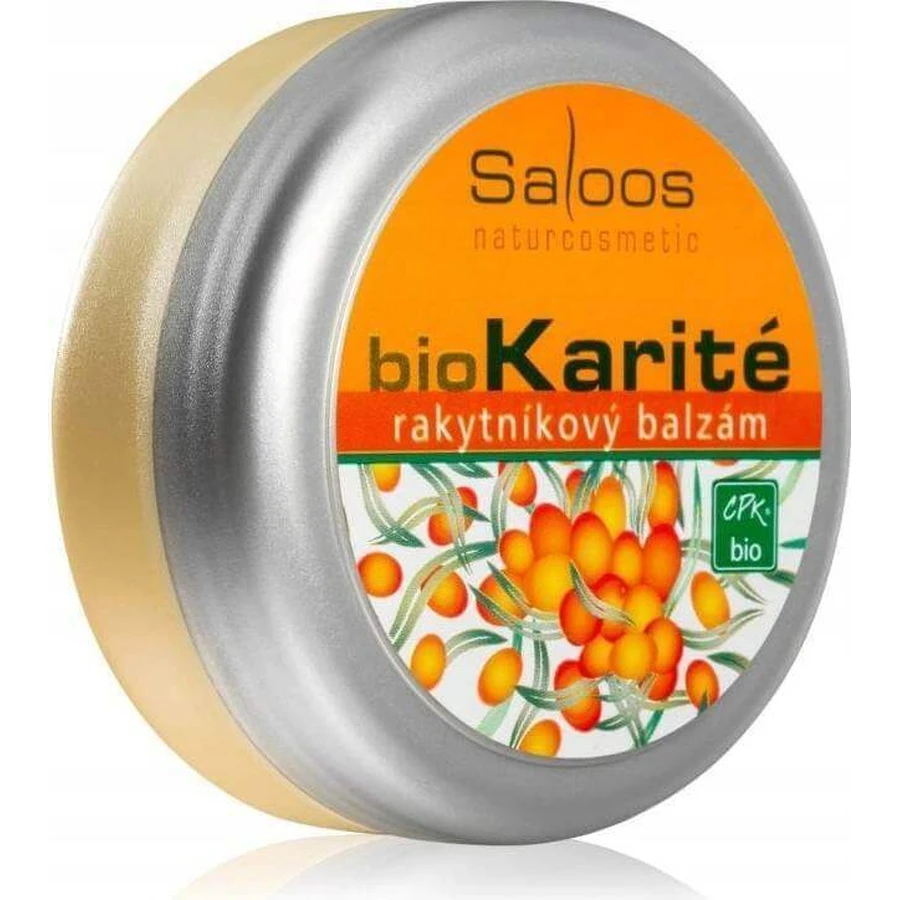 Обліпиховий бальзам Saloos BioKarité 1×50 мл, чистий натуральний продукт: ціни та характеристики