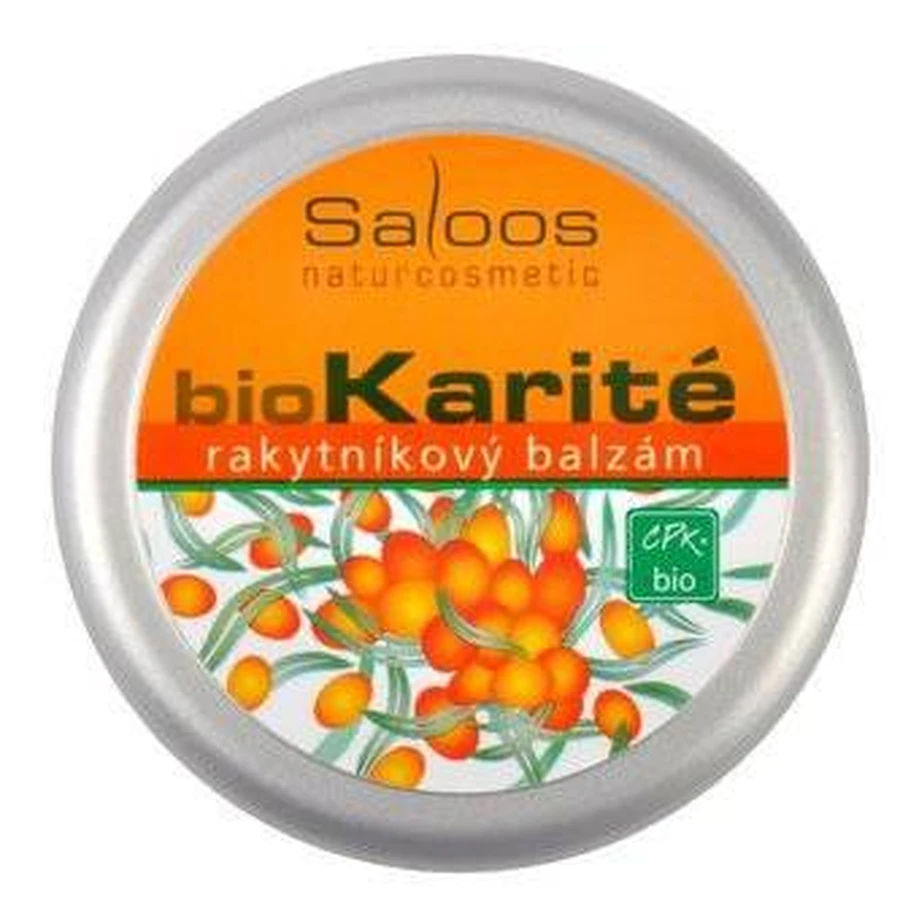 Обліпиховий бальзам Saloos BioKarité 1×50 мл, чистий натуральний продукт: ціни та характеристики