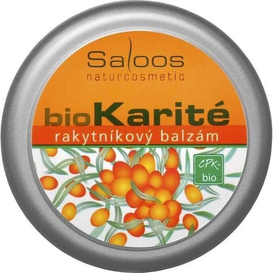Обліпиховий бальзам Saloos BioKarité 1×50 мл, чистий натуральний продукт: ціни та характеристики