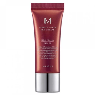 BB-крем M Perfect Cover SPF42/PA+++++, 20 мл, оттенок 27, Missha