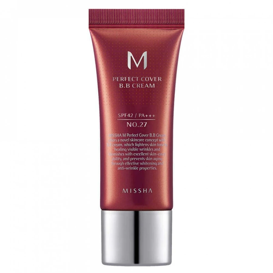 BB-крем M Perfect Cover SPF42/PA+++++, 20 мл, оттенок 27, Missha: цены и характеристики