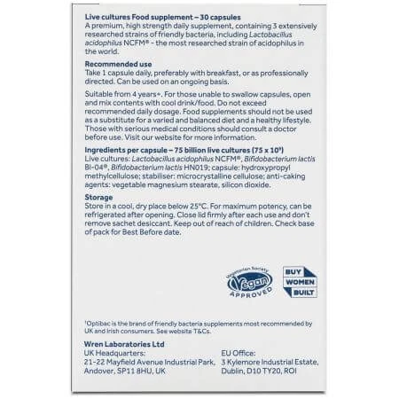 Пробиотик Every Day Max, 30 капсул, OptiBac: цены и характеристики