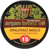 Олія ши з аргановою олією Vivaco Argan Oil з золотистими блискітками SPF15, 200 мл