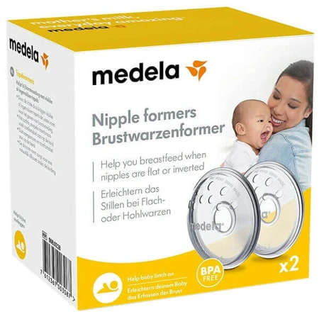 Medela, накладки для формування сосків, 2 штуки ДЕФЕКТ УПАКОВКИ: ціни та характеристики