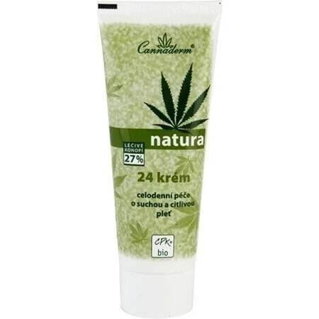Крем для сухої шкіри Cannaderm NATURA all day 24 1×75 г, для сухої шкіри: ціни та характеристики
