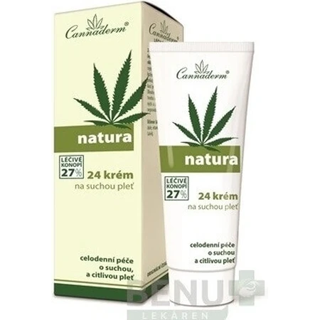 Крем для сухої шкіри Cannaderm NATURA all day 24 1×75 г, для сухої шкіри: ціни та характеристики