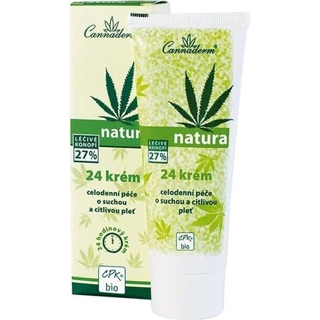 Крем для сухої шкіри Cannaderm NATURA all day 24 1×75 г, для сухої шкіри: ціни та характеристики