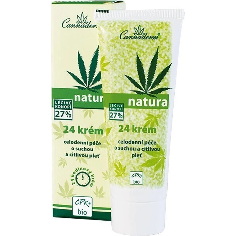 Крем для сухої шкіри Cannaderm NATURA all day 24 1×75 г, для сухої шкіри: ціни та характеристики