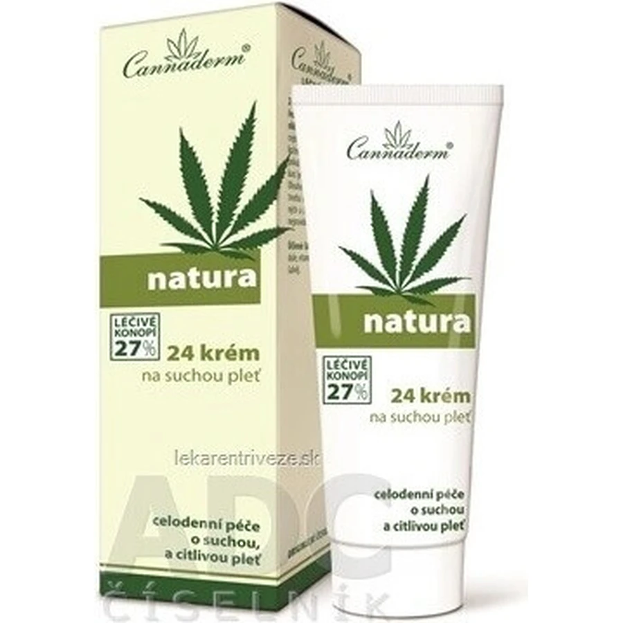 Крем для сухої шкіри Cannaderm NATURA all day 24 1×75 г, для сухої шкіри: ціни та характеристики