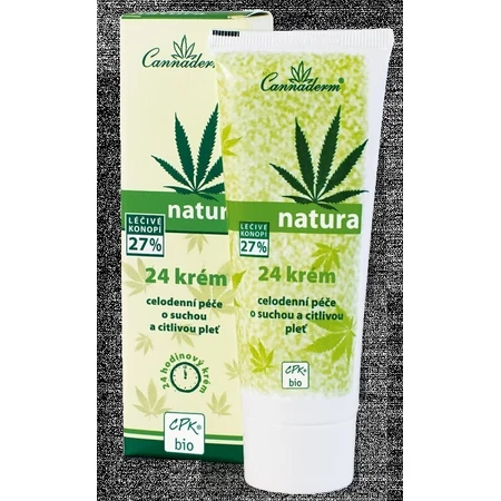 Крем для сухої шкіри Cannaderm NATURA all day 24 1×75 г, для сухої шкіри: ціни та характеристики