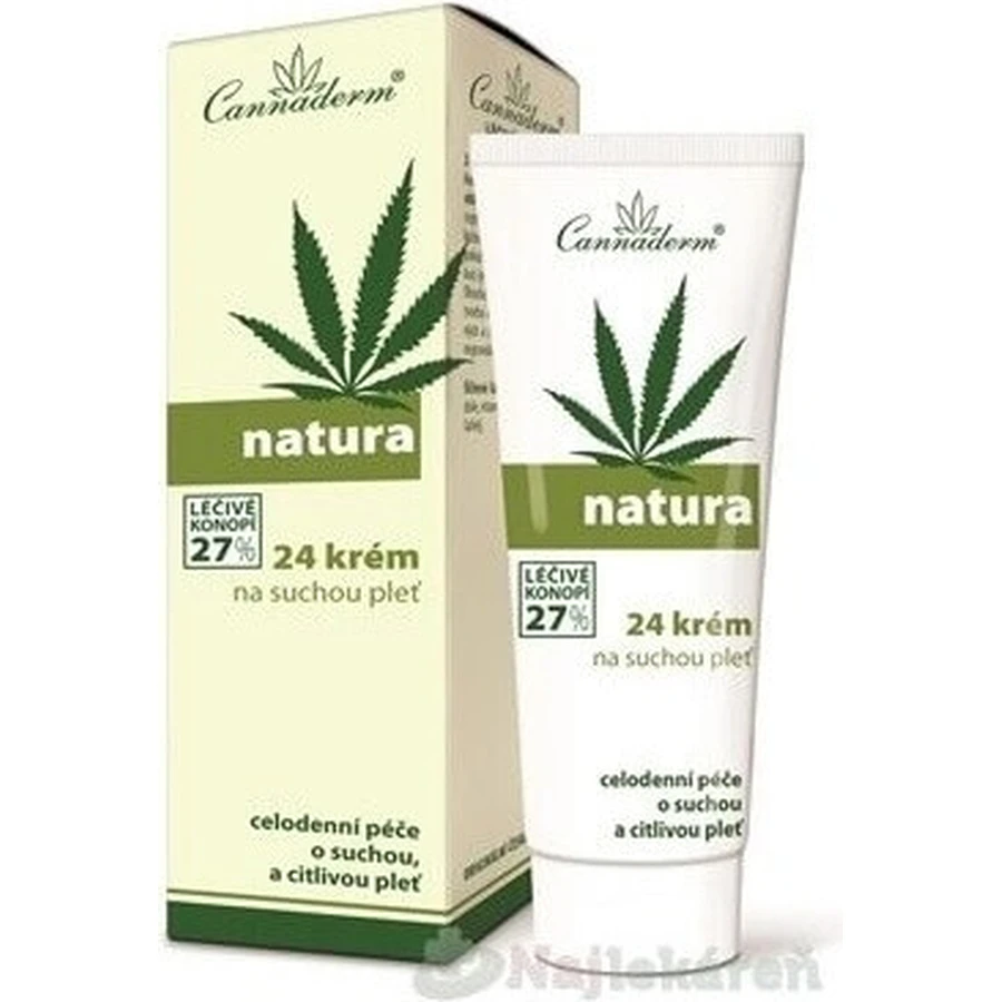 Крем для сухої шкіри Cannaderm NATURA all day 24 1×75 г, для сухої шкіри: ціни та характеристики