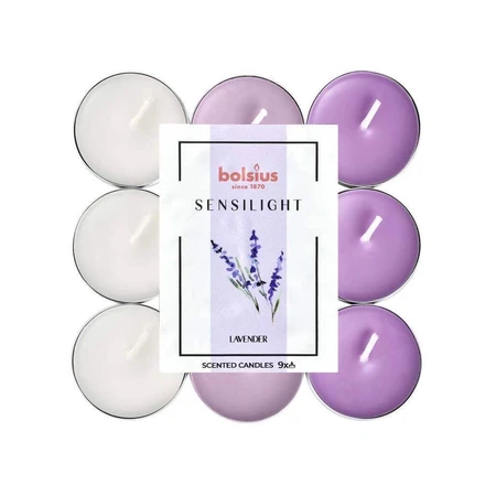 Свечи BOLSIUS Sensilight LAVENDER 1×9, трехцветные: цены и характеристики