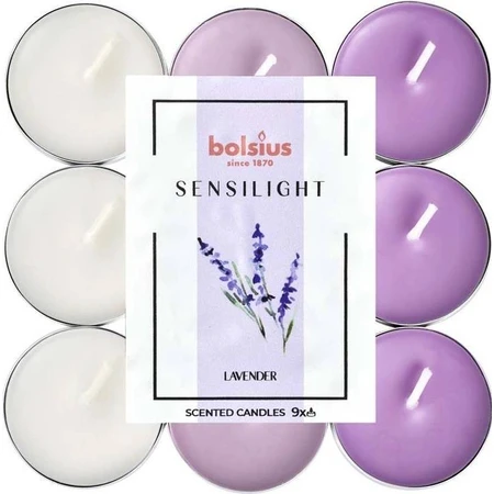 Свечи BOLSIUS Sensilight LAVENDER 1×9, трехцветные: цены и характеристики