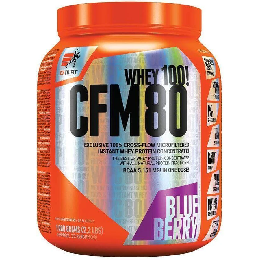 Extrifit CFM Instant Whey 80 черника 1000 г: цены и характеристики