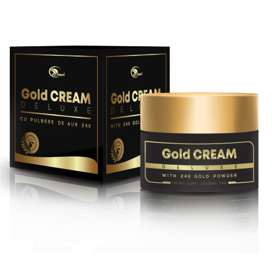 Крем проти зморшок з екстрактом золота Gold Deluxe, 50 мл, Ayurmed: ціни та характеристики