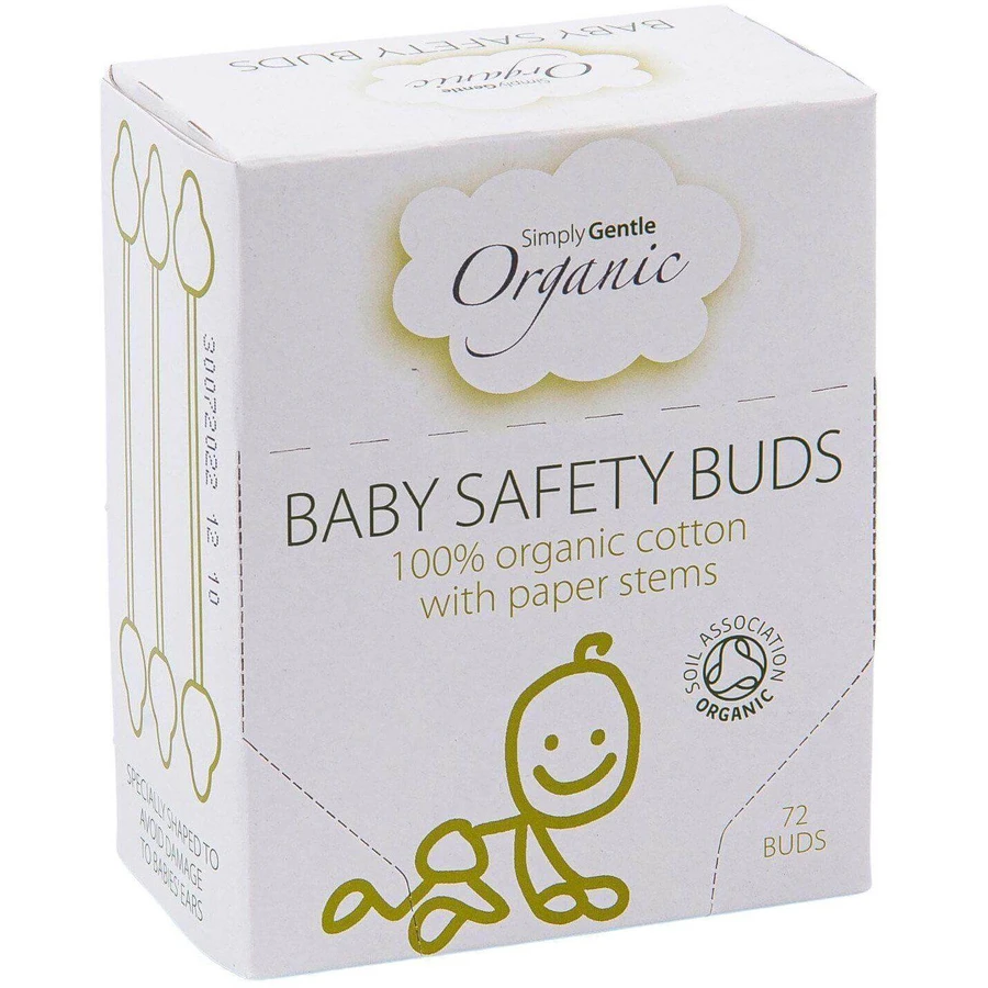 Дитячі ватні палички Simply Gentle Organic 72 шт: ціни та характеристики