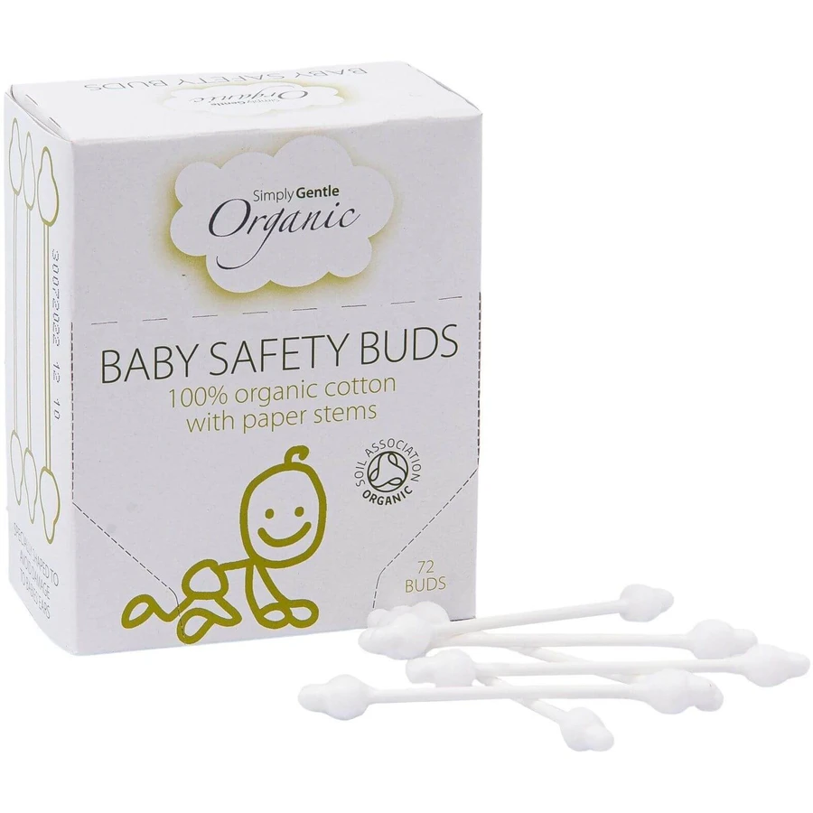 Дитячі ватні палички Simply Gentle Organic 72 шт: ціни та характеристики