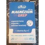 MAGNEZIUM 400MG+B6+C 20 Pcs GREP VITAR 1х20 шт, пакетики зі смаком грейпфрута: ціни та характеристики