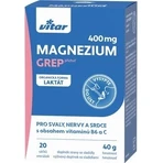 MAGNEZIUM 400MG+B6+C 20 Pcs GREP VITAR 1х20 шт, пакетики зі смаком грейпфрута: ціни та характеристики