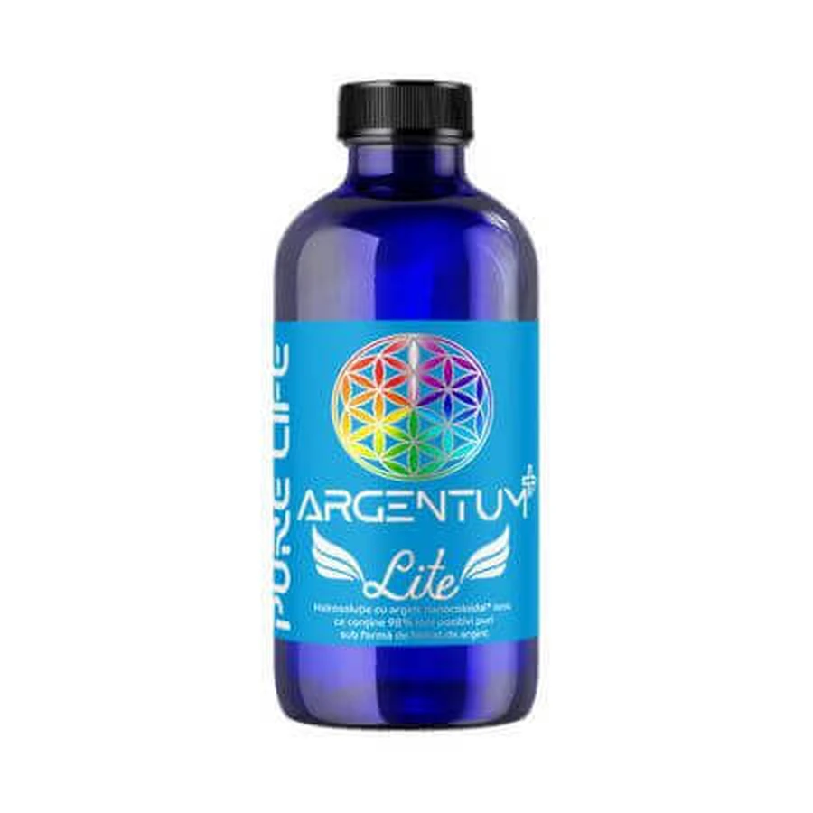 Наноколоїдний іонний аргентум Ionic Argentum+ Ionic Argentum+ Lite, 240 мл, Pure Life: ціни та характеристики