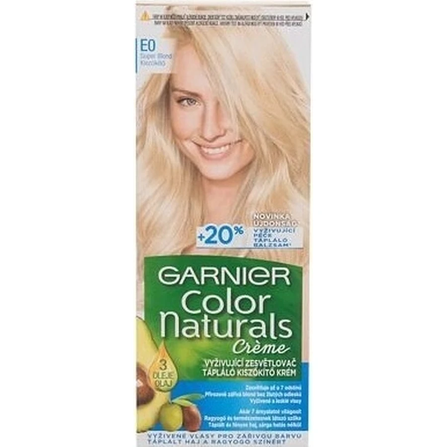 Фарба для перманентного фарбування волосся Garnier Color Naturals E0 Супер-русява 1×1 шт, колір волосся: ціни та характеристики