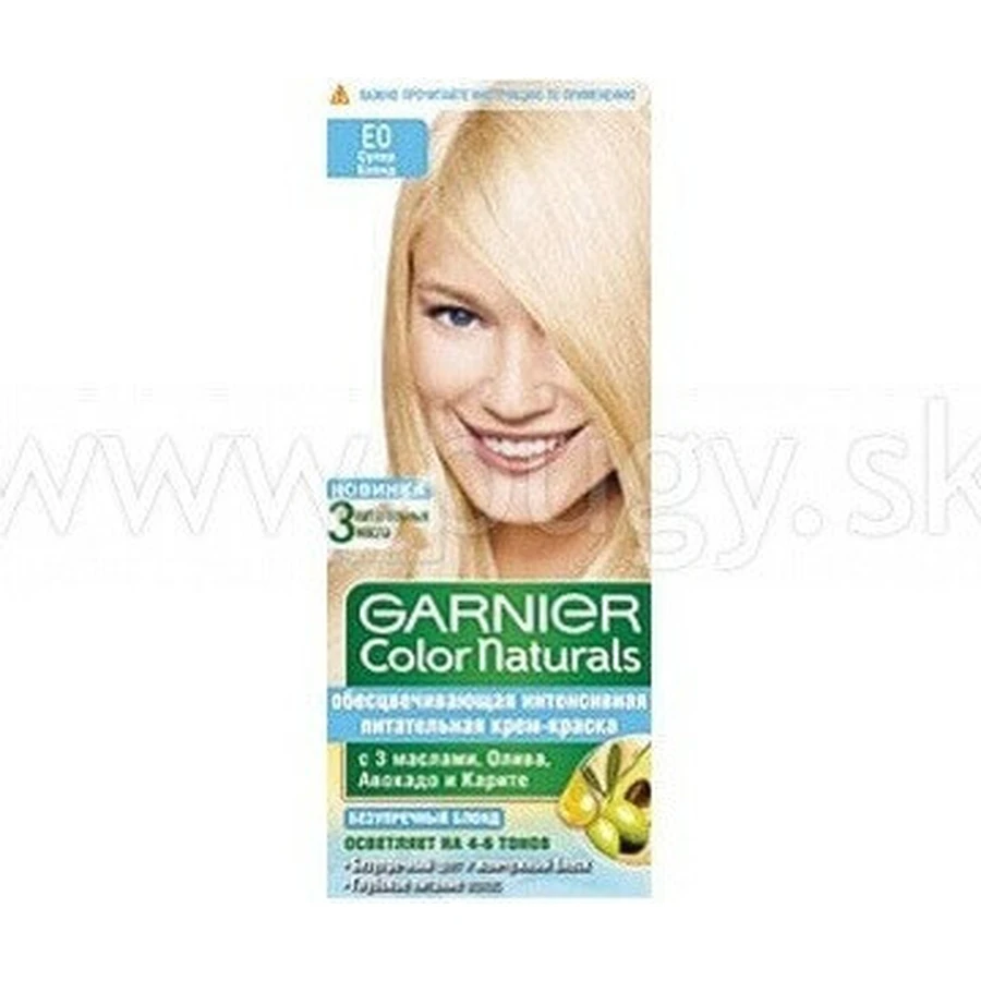 Фарба для перманентного фарбування волосся Garnier Color Naturals E0 Супер-русява 1×1 шт, колір волосся: ціни та характеристики