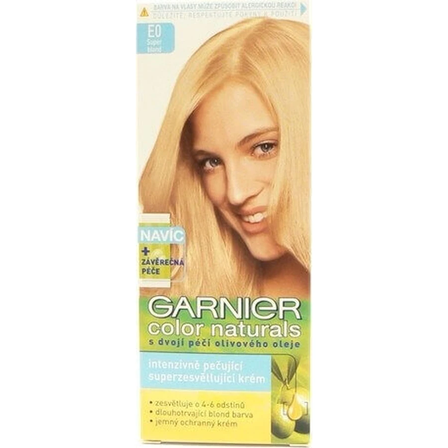 Фарба для перманентного фарбування волосся Garnier Color Naturals E0 Супер-русява 1×1 шт, колір волосся: ціни та характеристики