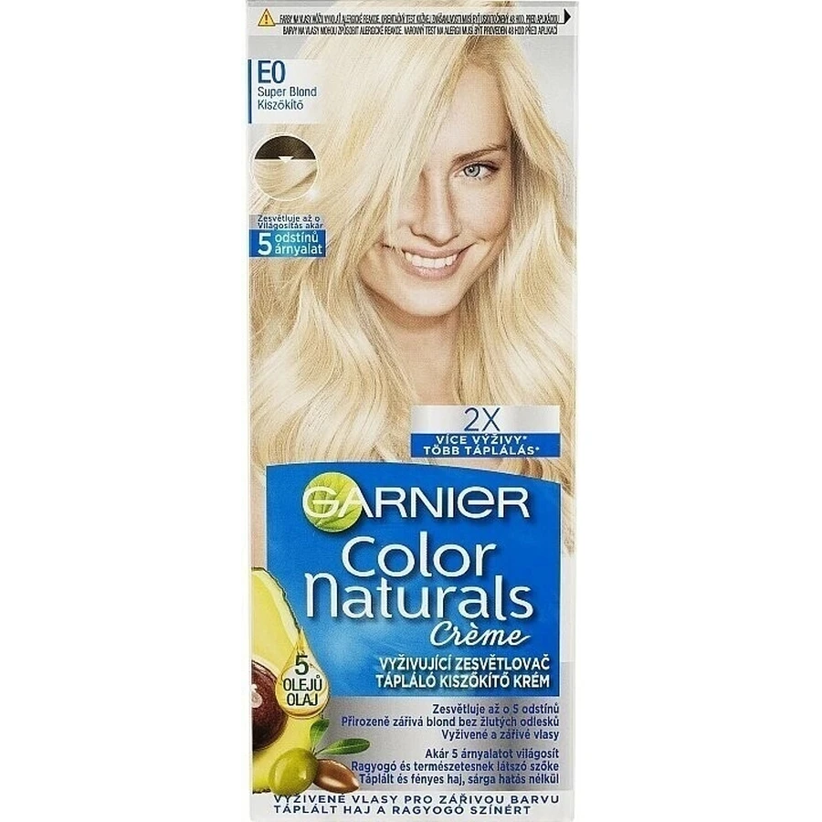 Фарба для перманентного фарбування волосся Garnier Color Naturals E0 Супер-русява 1×1 шт, колір волосся: ціни та характеристики