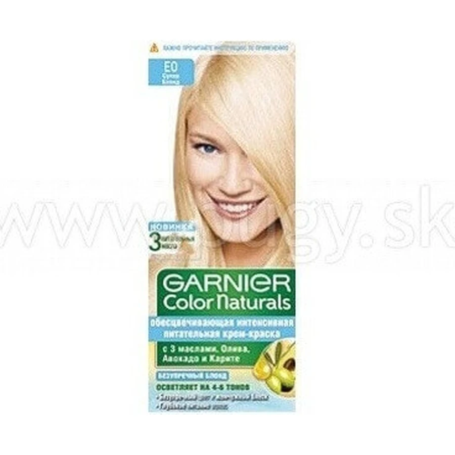 Фарба для перманентного фарбування волосся Garnier Color Naturals E0 Супер-русява 1×1 шт, колір волосся: ціни та характеристики