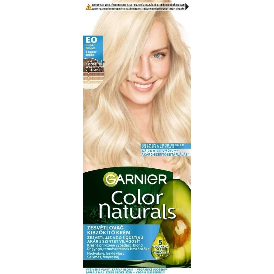 Фарба для перманентного фарбування волосся Garnier Color Naturals E0 Супер-русява 1×1 шт, колір волосся: ціни та характеристики