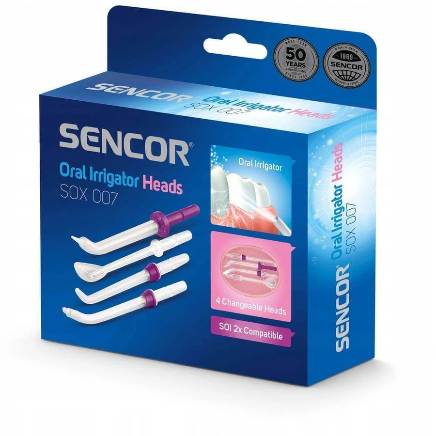 SENCOR SOX 007 Насадки для душу для порожнини рота для SOI 1×22 шт, змінні насадки для душу для порожнини рота: ціни та характеристики
