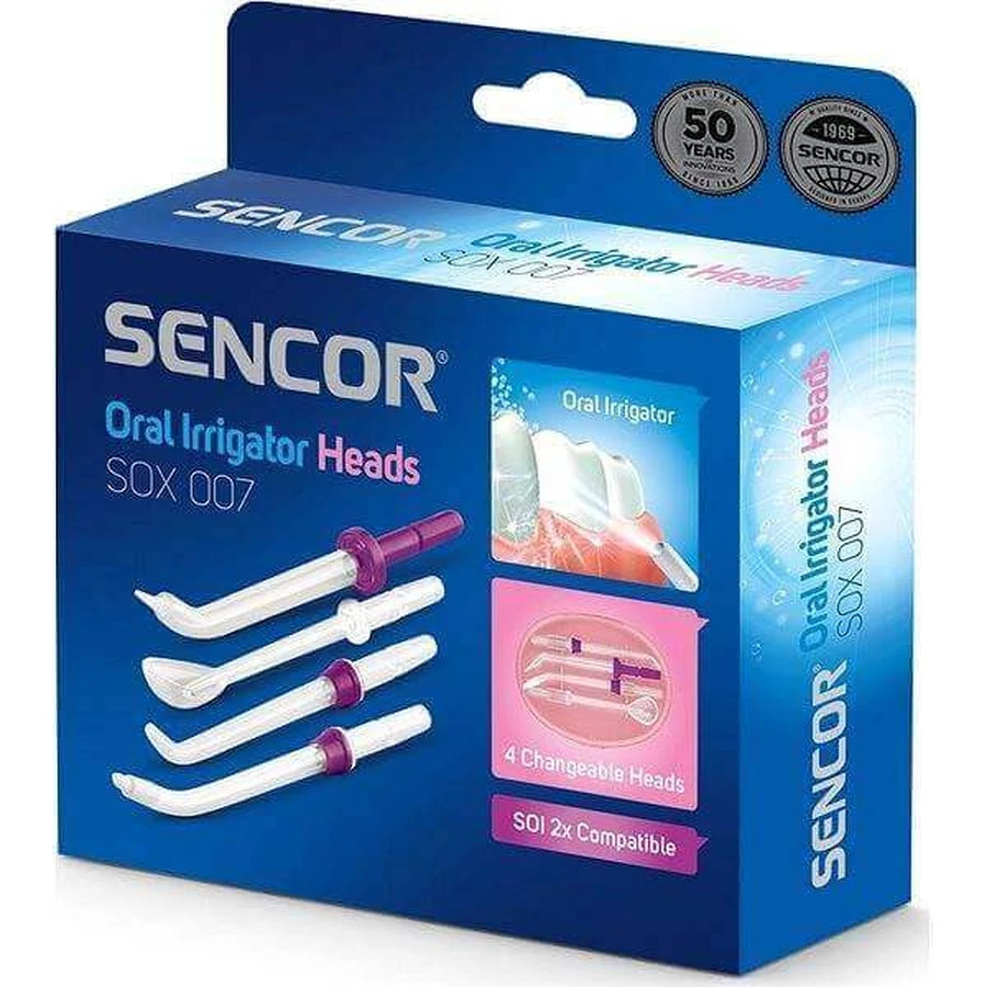 SENCOR SOX 007 Насадки для душу для порожнини рота для SOI 1×22 шт, змінні насадки для душу для порожнини рота: ціни та характеристики