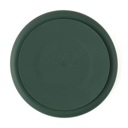 Petite&Mars Силиконовое разделительное блюдце круглое Take&Match Misty Green 6м+: цены и характеристики