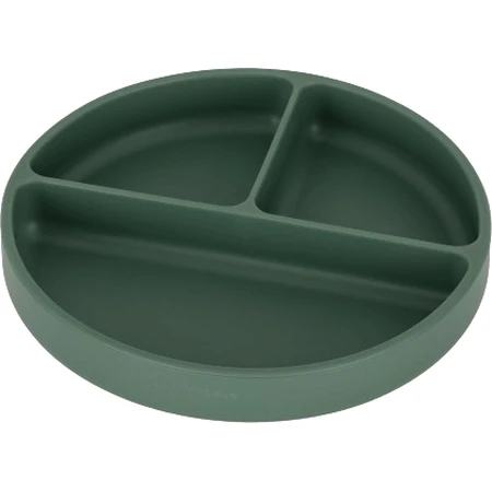Petite&Mars Силиконовое разделительное блюдце круглое Take&Match Misty Green 6м+: цены и характеристики
