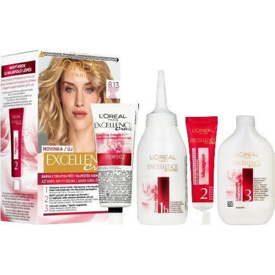 L'Oréal Paris Excellence Créme 8.13, светло-бежевый блондин: цены и характеристики