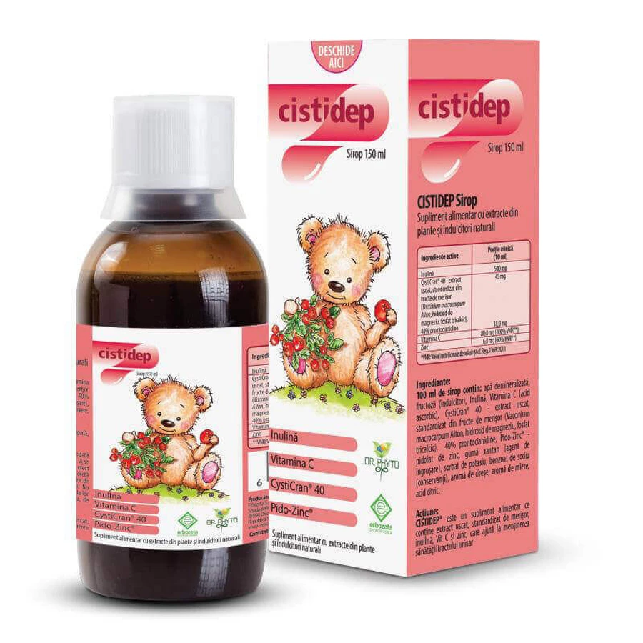 Детский сироп Цистидеп, 150 мл, Dr. Phyto: цены и характеристики