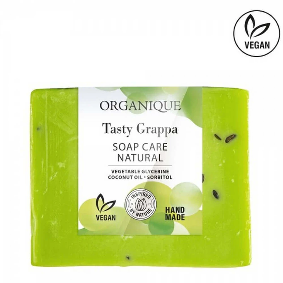 Питательное мыло Tasty Grappa с виноградом, персиком и ананасом, 100 г, Organique: цены и характеристики